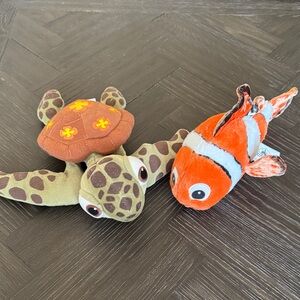 Disney Finding Nemo stuffed animals, plush toys, nemo, squirt turtle, gifts